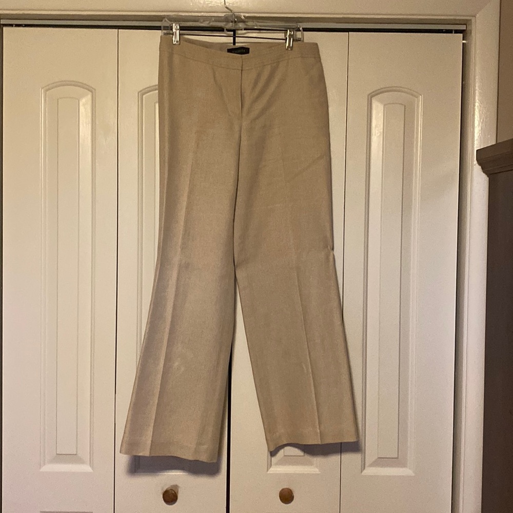Talbots linen pants wide leg.